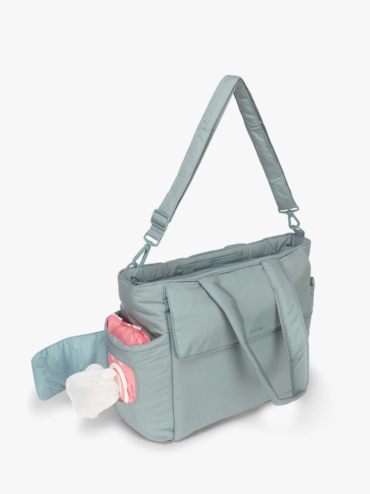 Diaper Tote Bag with Laptop Sleeve - Image 37