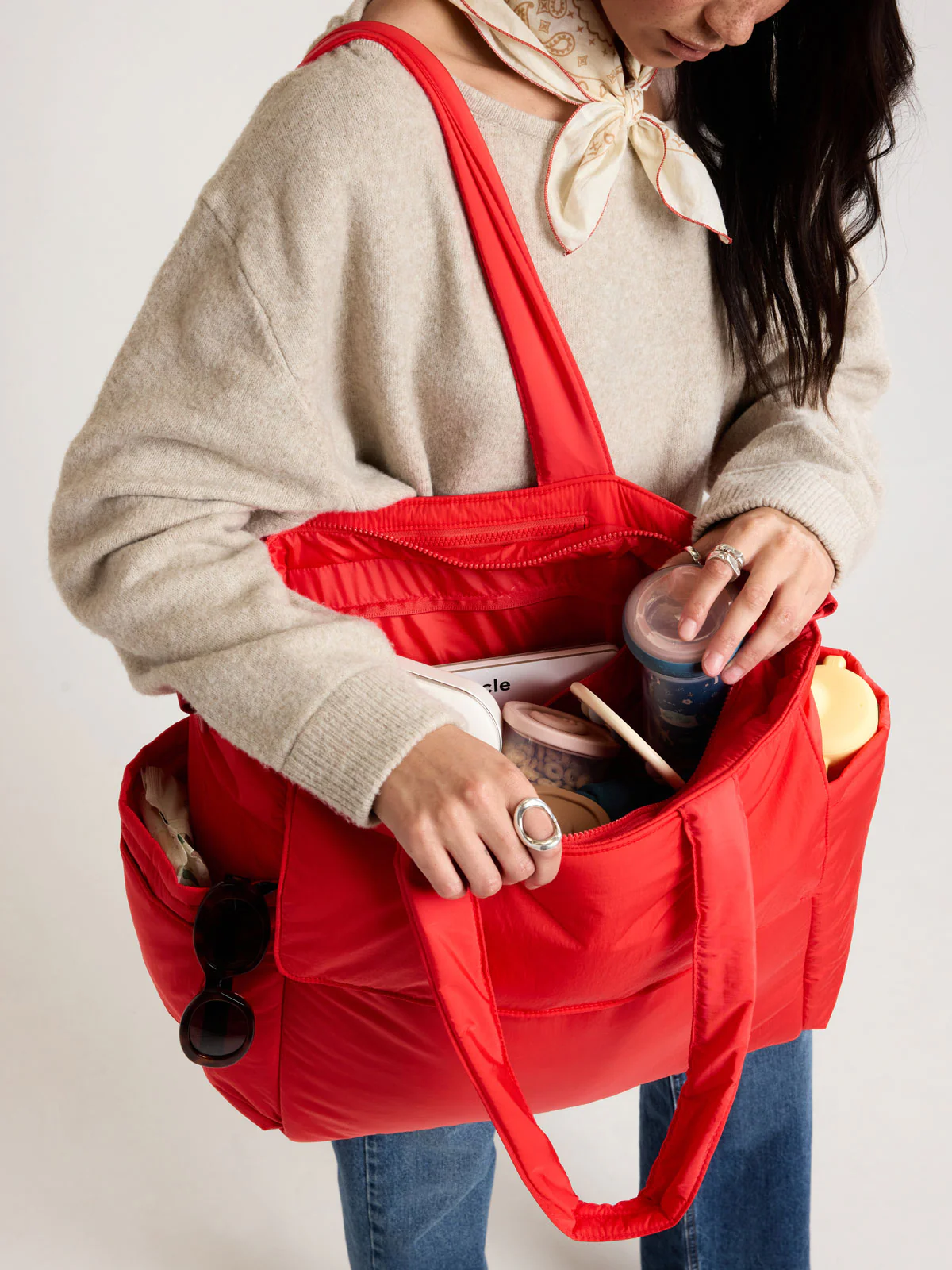 Diaper Tote Bag with Laptop Sleeve - Image 56
