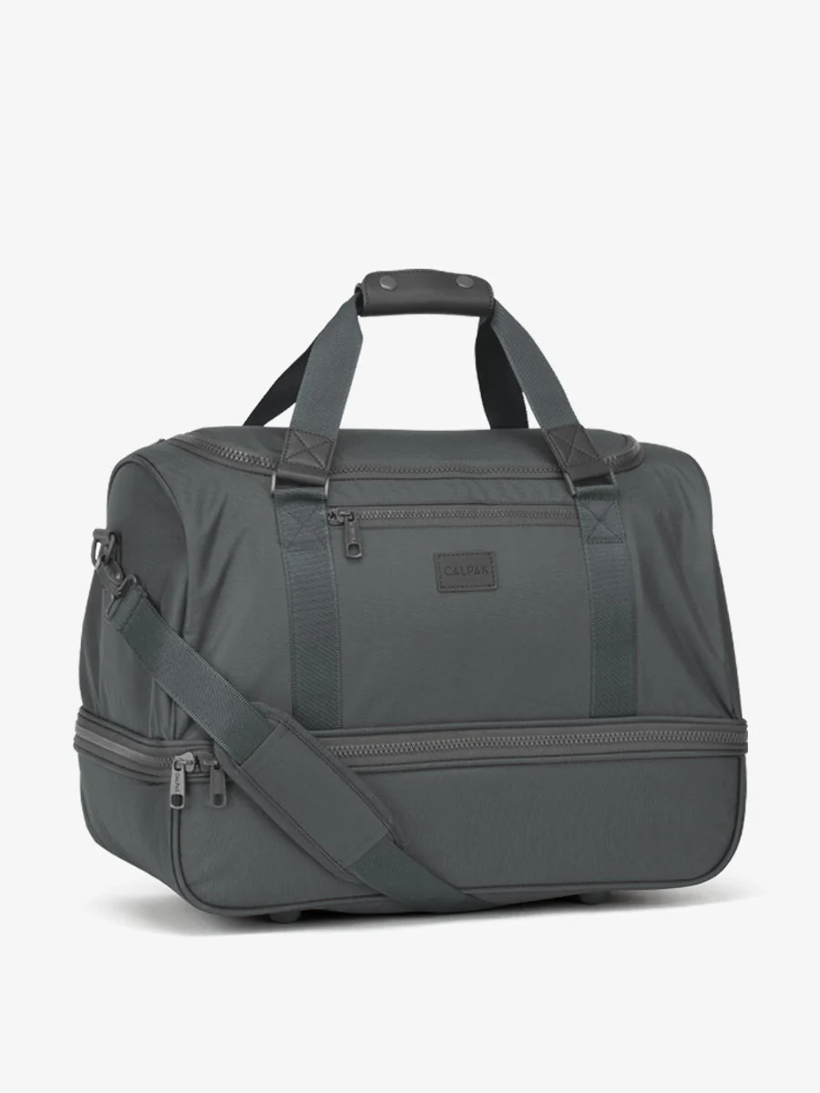 Stevyn Duffel Bag with Shoe Compartment - Image 8